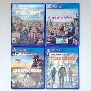 Farcry & Tom Clancy PS4 Game Bundle